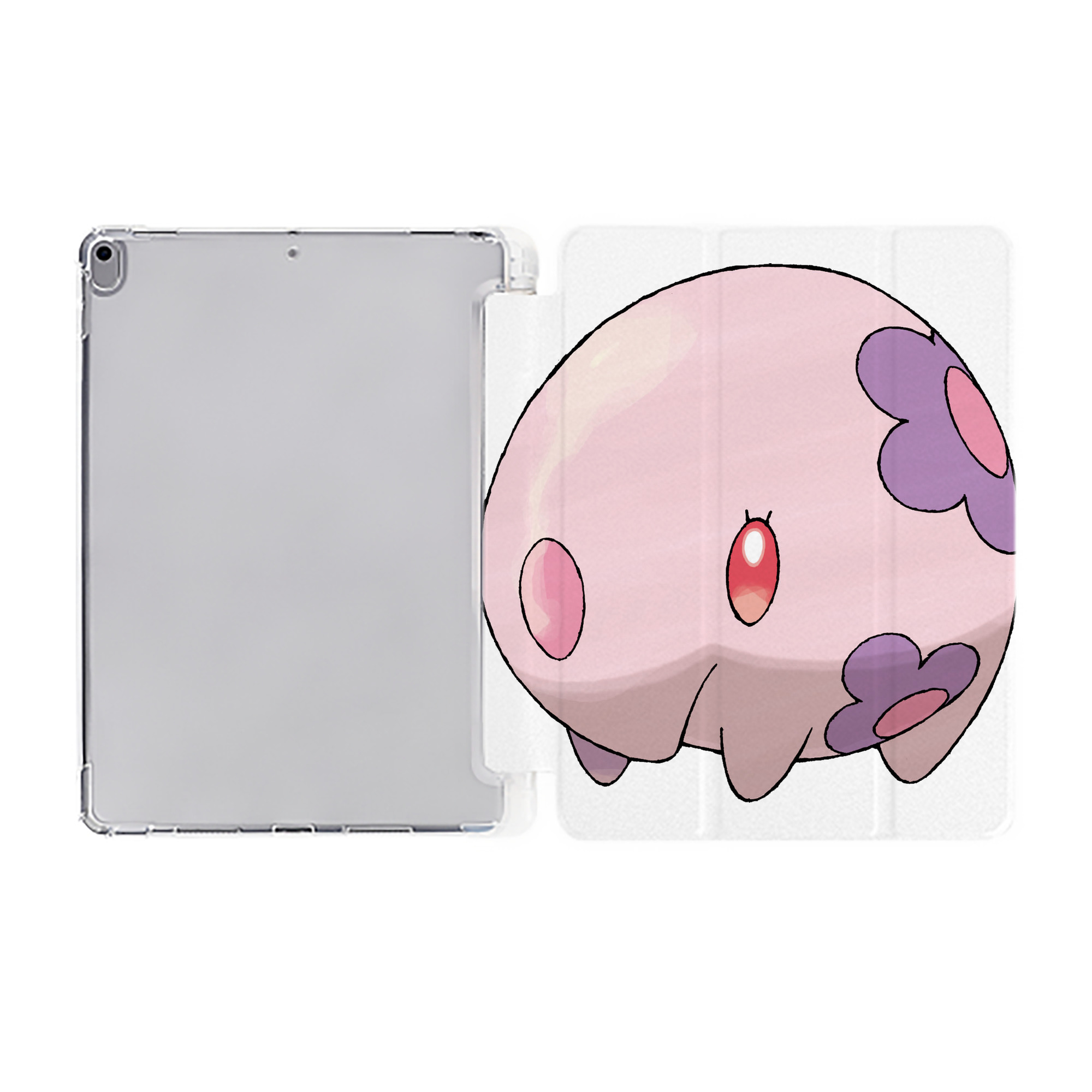 （画像用） ポケットモンスター Pokémon IPad ケース ペン収納付き 三つ折りスタンド PUレザー×シリコン 対応機種9.5/10.5/10.9インチ